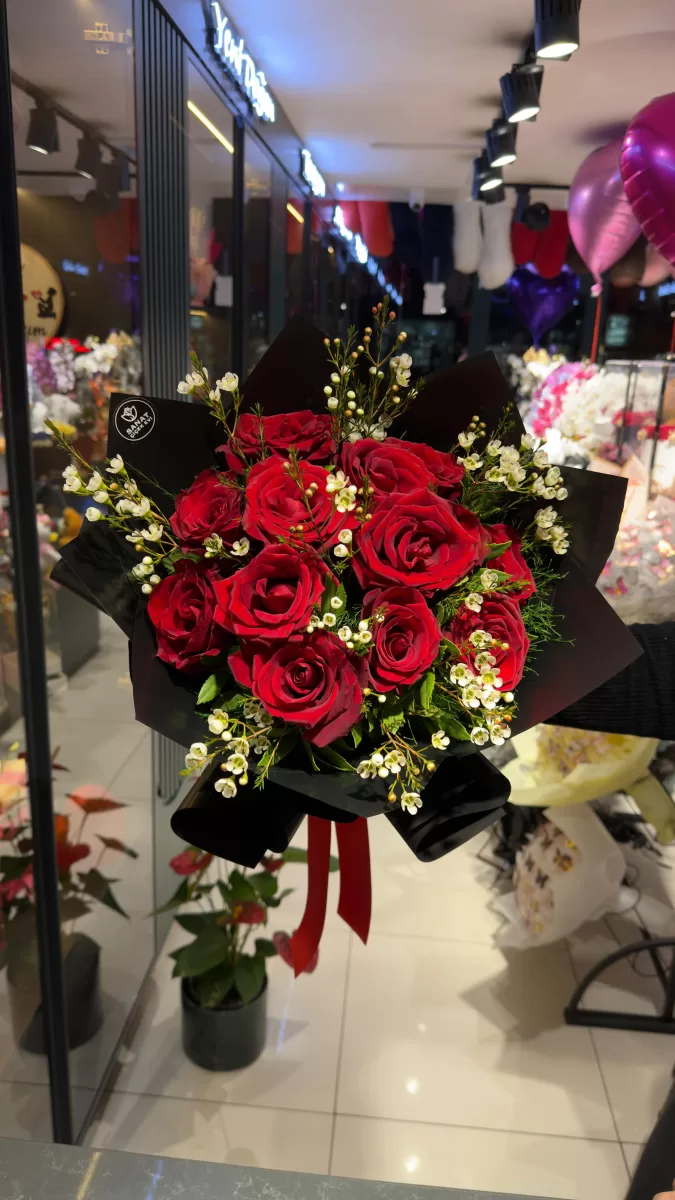 Premium Kırmızı Gül Buketi