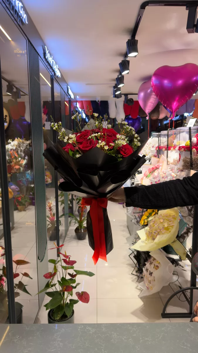 Premium Kırmızı Gül Buketi