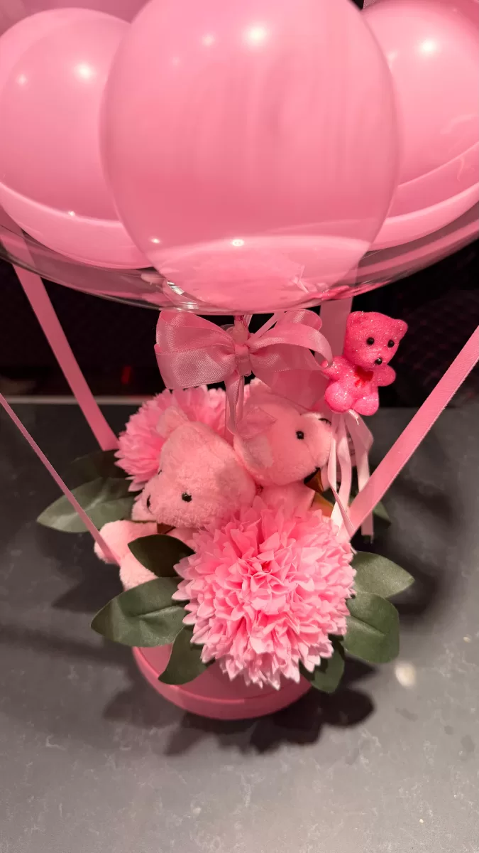 Kız Bebek Balonlu Kutu