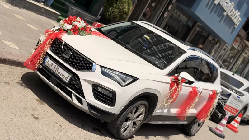 Kırmızı Beyaz Suv Süsleme