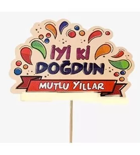 İyi Ki Doğdun Pankartı