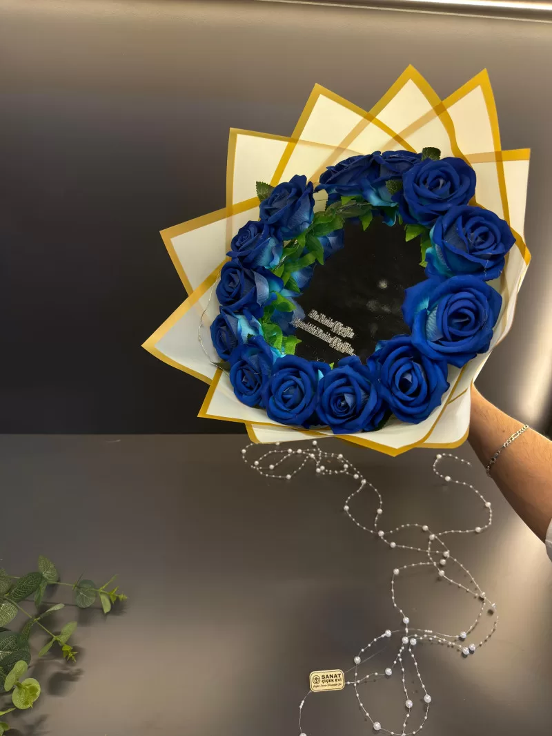 Işıklı Ve Aynalı Yapay Buket