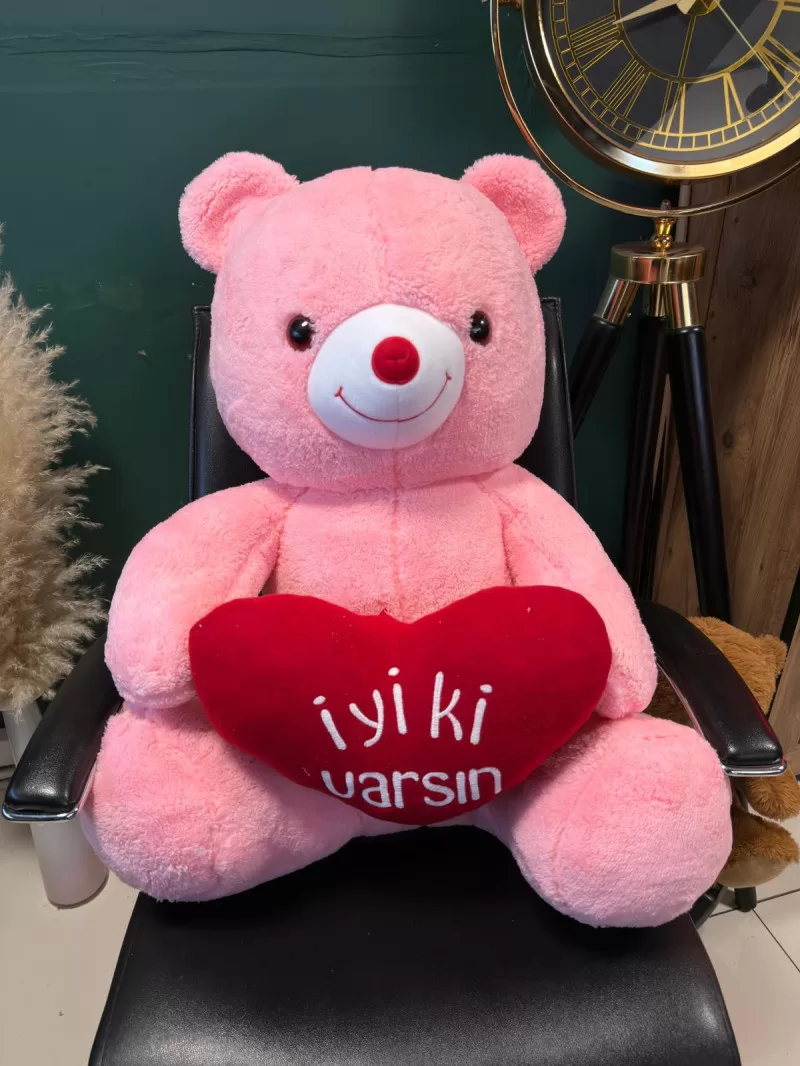 70 Cm Pembe Peluş Ayıcık