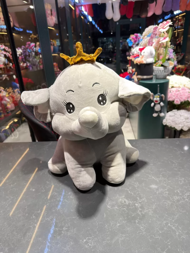 Sevimli 45 cm Peluş Fil