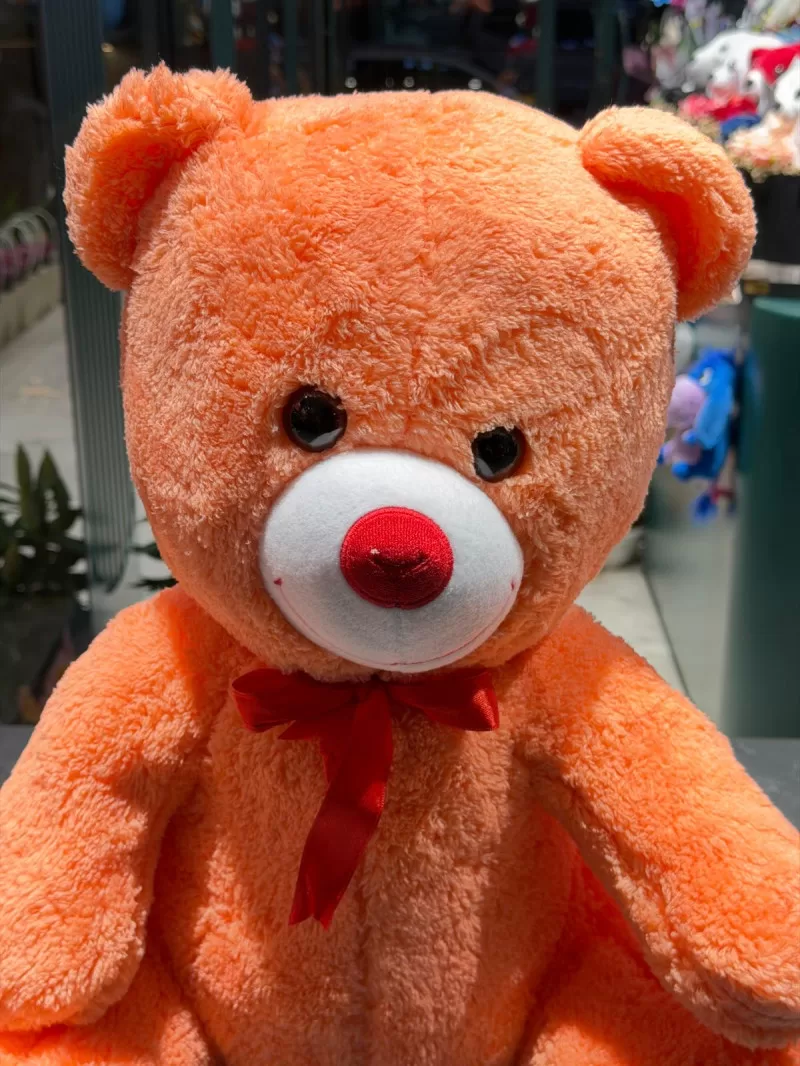 55 Cm Turuncu Peluş Ayıcık