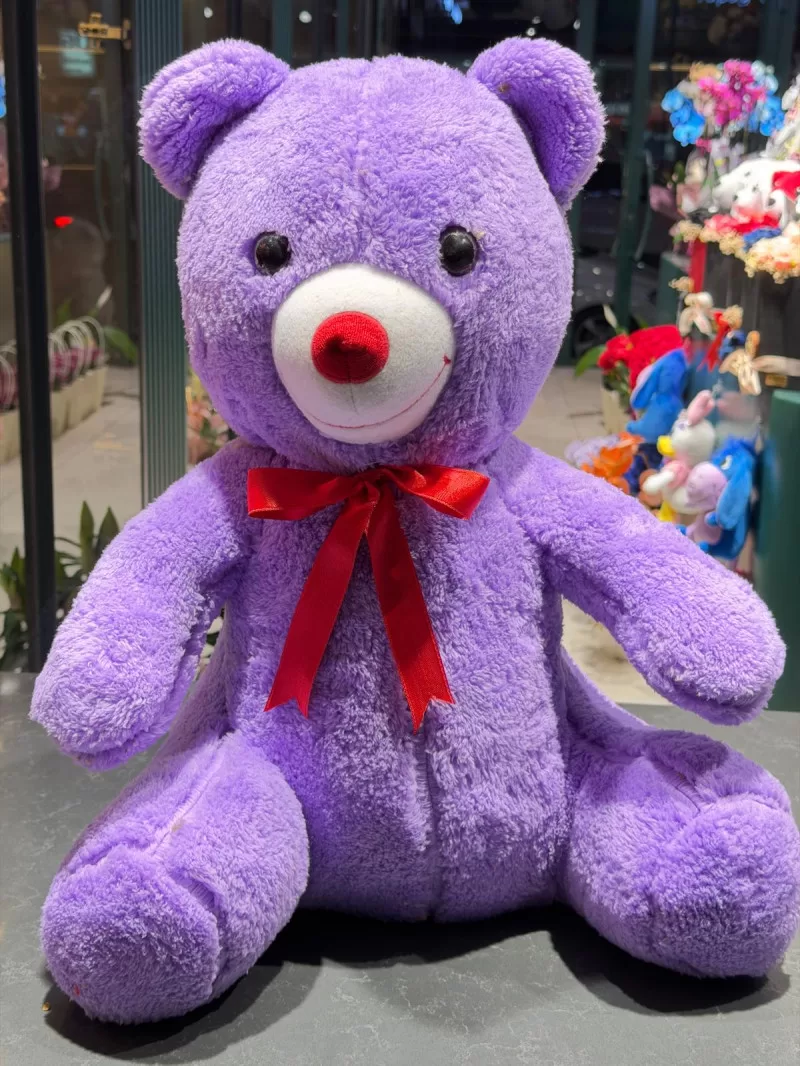 55 Cm Lila Peluş Ayıcık