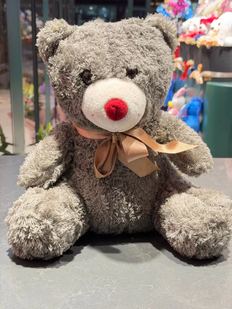 35 cm Gri Peluş Ayıcık