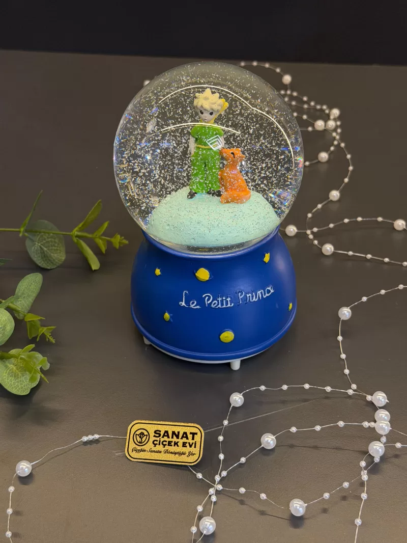 Işıklı Müzikli Ve Otomatik Uçuşan Kar Taneleri Küresi