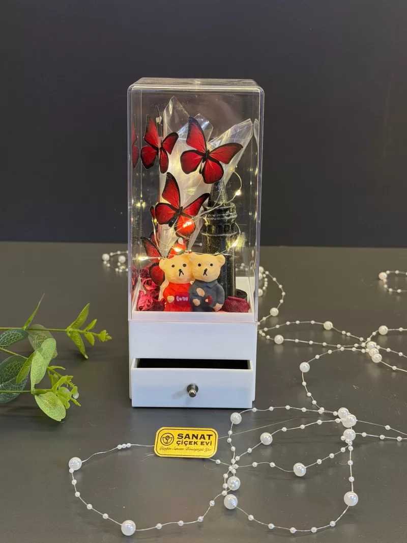 Işıklı Çekmeceli Kutuda Galata Ve Ayıcıklar