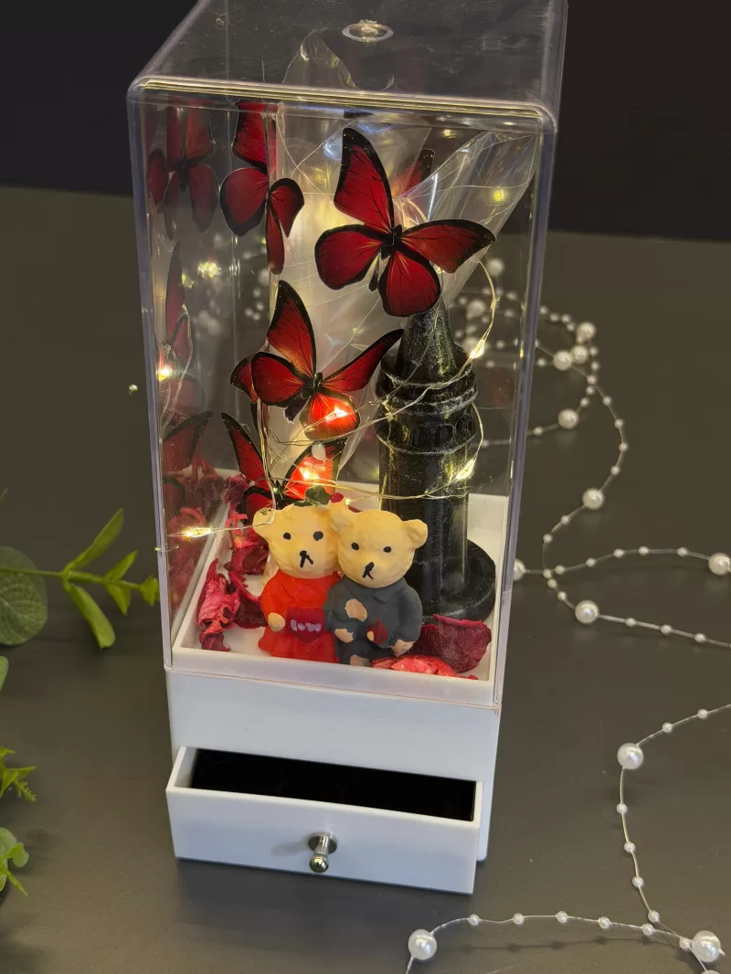 Işıklı Çekmeceli Kutuda Galata Ve Ayıcıklar